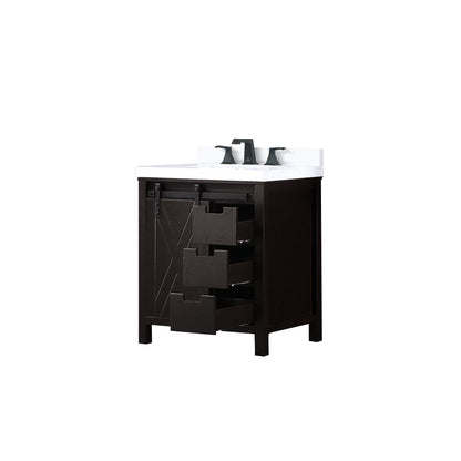 Marsyas 30 in W x 22 in D Brown Bath Vanity