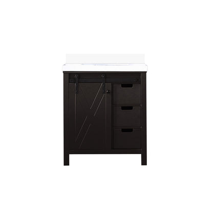 Marsyas 30 in W x 22 in D Brown Bath Vanity