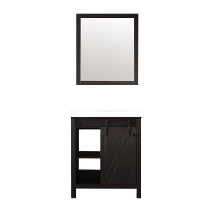 Marsyas 30 in W x 22 in D Brown Bath Vanity