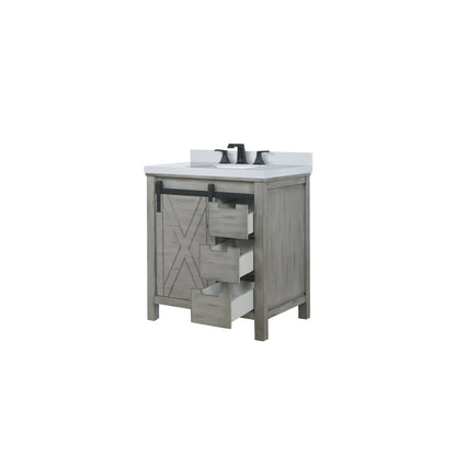 Marsyas 30 in W x 22 in D Ash Grey Bath Vanity