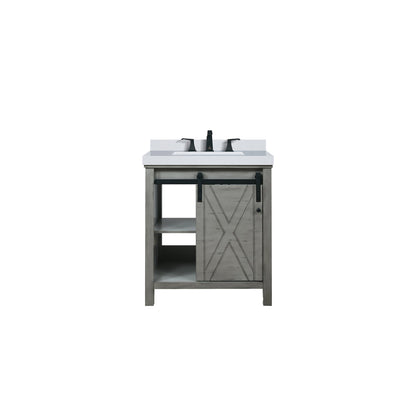 Marsyas 30 in W x 22 in D Ash Grey Bath Vanity