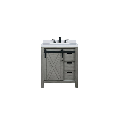 Marsyas 30 in W x 22 in D Ash Grey Bath Vanity