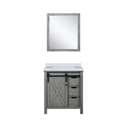 Marsyas 30 in W x 22 in D Ash Grey Bath Vanity