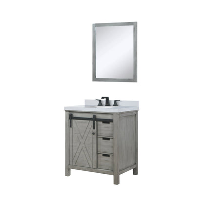Marsyas 30 in W x 22 in D Ash Grey Bath Vanity