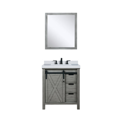 Marsyas 30 in W x 22 in D Ash Grey Bath Vanity