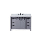 Marsyas 48 in W x 22 in D Dark Grey Bath Vanity