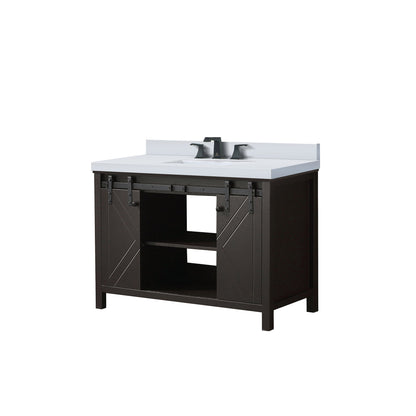 Marsyas 48 in W x 22 in D Brown Bath Vanity