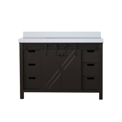 Marsyas 48 in W x 22 in D Brown Bath Vanity
