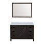 Marsyas 48 in W x 22 in D Brown Bath Vanity