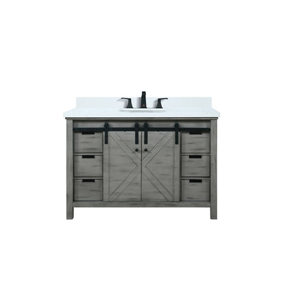 Marsyas 48 in W x 22 in D Ash Grey Bath Vanity