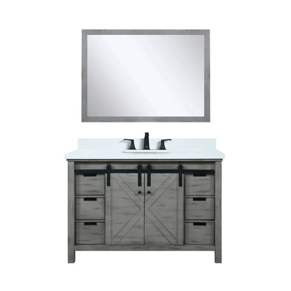 Marsyas 48 in W x 22 in D Ash Grey Bath Vanity