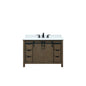 Marsyas 48 in W x 22 in D Rustic Brown Bath Vanity