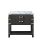 Norwalk 36 in W x 22 in D Black Oak Single Bath Vanity