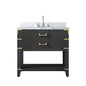 Norwalk 36 in W x 22 in D Black Oak Single Bath Vanity