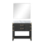 Norwalk 36 in W x 22 in D Black Oak Single Bath Vanity