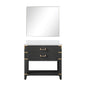 Norwalk 36 in W x 22 in D Black Oak Single Bath Vanity