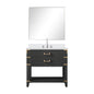 Norwalk 36 in W x 22 in D Black Oak Single Bath Vanity