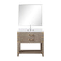 Norwalk 36 in W x 22 in D Grey Oak Single Bath Vanity