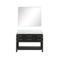 Norwalk 48 in W x 22 in D Black Oak Single Bath Vanity