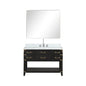 Norwalk 48 in W x 22 in D Black Oak Single Bath Vanity