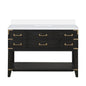 Norwalk 48 in W x 22 in D Black Oak Single Bath Vanity
