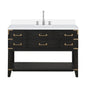 Norwalk 48 in W x 22 in D Black Oak Single Bath Vanity