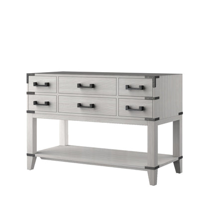 Norwalk 48 in W x 22 in D White Oak Single Bath Vanity