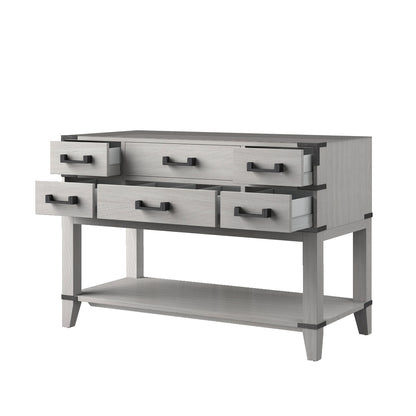 Norwalk 48 in W x 22 in D White Oak Single Bath Vanity