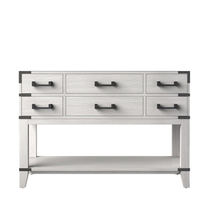 Norwalk 48 in W x 22 in D White Oak Single Bath Vanity