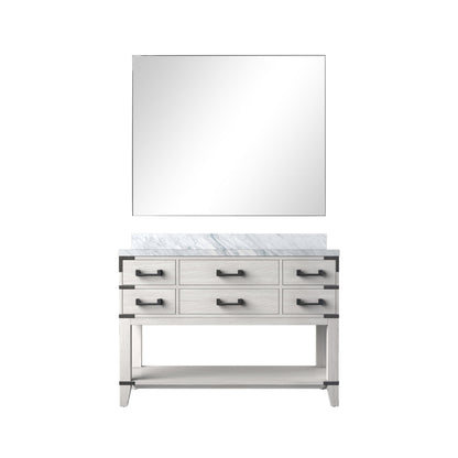 Norwalk 48 in W x 22 in D White Oak Single Bath Vanity