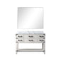 Norwalk 48 in W x 22 in D White Oak Single Bath Vanity