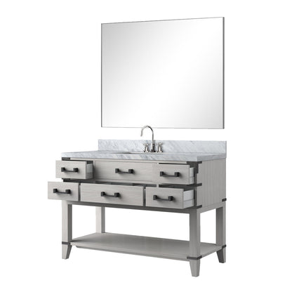 Norwalk 48 in W x 22 in D White Oak Single Bath Vanity