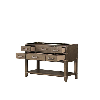 Norwalk 48 in W x 22 in D Grey Oak Single Bath Vanity