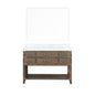 Norwalk 48 in W x 22 in D Grey Oak Single Bath Vanity