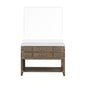 Norwalk 48 in W x 22 in D Grey Oak Single Bath Vanity