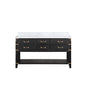 Norwalk 60 in W x 22 in D Black Oak Double Bath Vanity