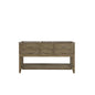 Norwalk 60 in W x 22 in D Grey Oak Double Bath Vanity