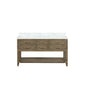Norwalk 60 in W x 22 in D Grey Oak Double Bath Vanity