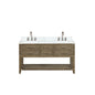 Norwalk 60 in W x 22 in D Grey Oak Double Bath Vanity