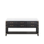 Norwalk 72 in W x 22 in D Black Oak Double Bath Vanity