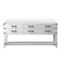 Norwalk 72 in W x 22 in D White Oak Double Bath Vanity