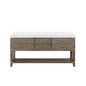 Norwalk 72 in W x 22 in D Grey Oak Double Bath Vanity
