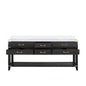 Norwalk 80 in W x 22 in D Black Oak Double Bath Vanity