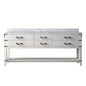 Norwalk 80 in W x 22 in D White Oak Double Bath Vanity