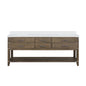 Norwalk 80 in W x 22 in D Grey Oak Double Bath Vanity