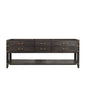Norwalk 84 in W x 22 in D Brown Oak Double Bath Vanity