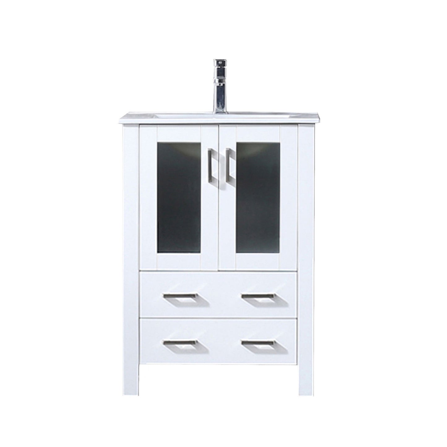 Volez 24 in W x 18.25 in D White Bath Vanity