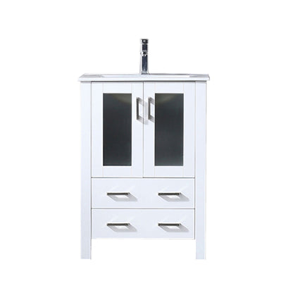Volez 24 in W x 18.25 in D White Bath Vanity