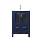 Volez 24 in W x 18.25 in D Navy Blue Bath Vanity