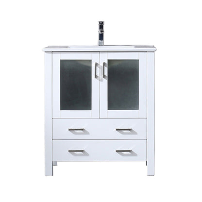 Volez 30 in W x 18.25 in D White Bath Vanity